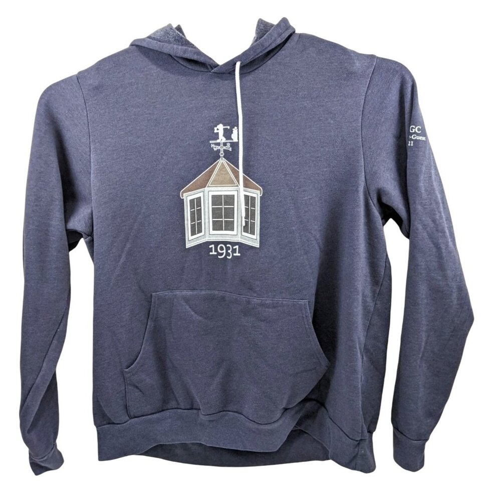 Men's 2 X-Large Grey Polyester Blend Hoodie 31f